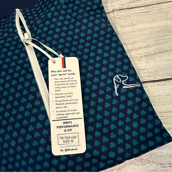 Rhoback Men's Performance Q-Zip - Picture 2 of 12